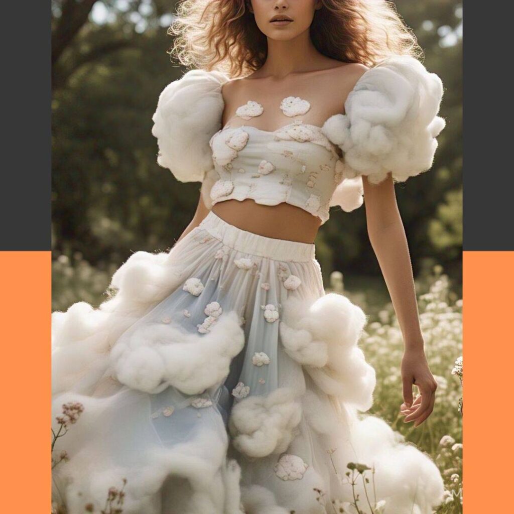 The whimsical cloud-inspired co-ord set 